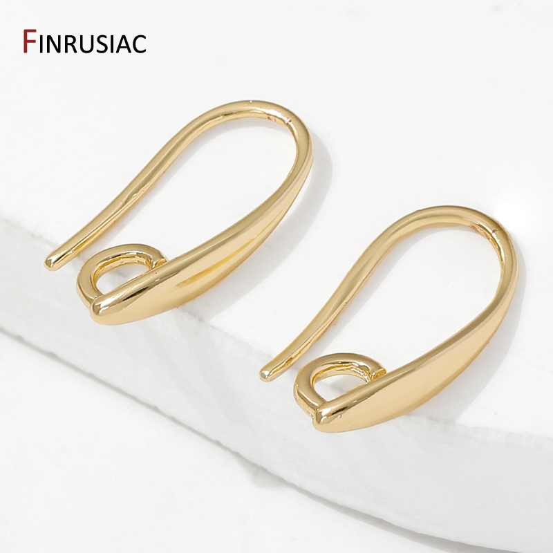 Drone Camera Stabilized - 14K Gold Plated Brass Smooth Earring