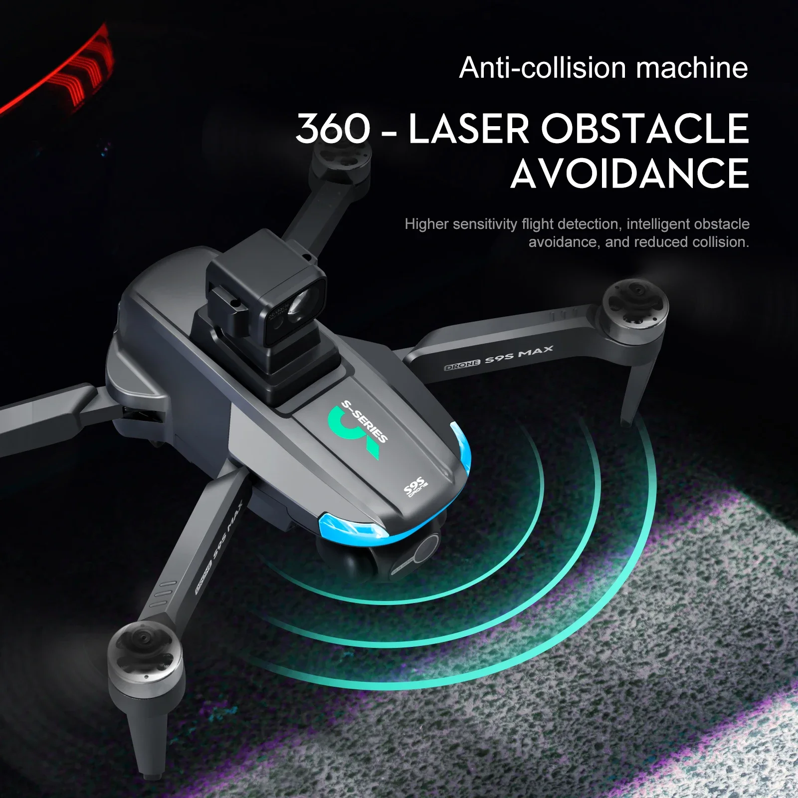 NEW S9S MAX MINI Drone 4K 2-Ax - Drone Camera Night Vision recension och pris