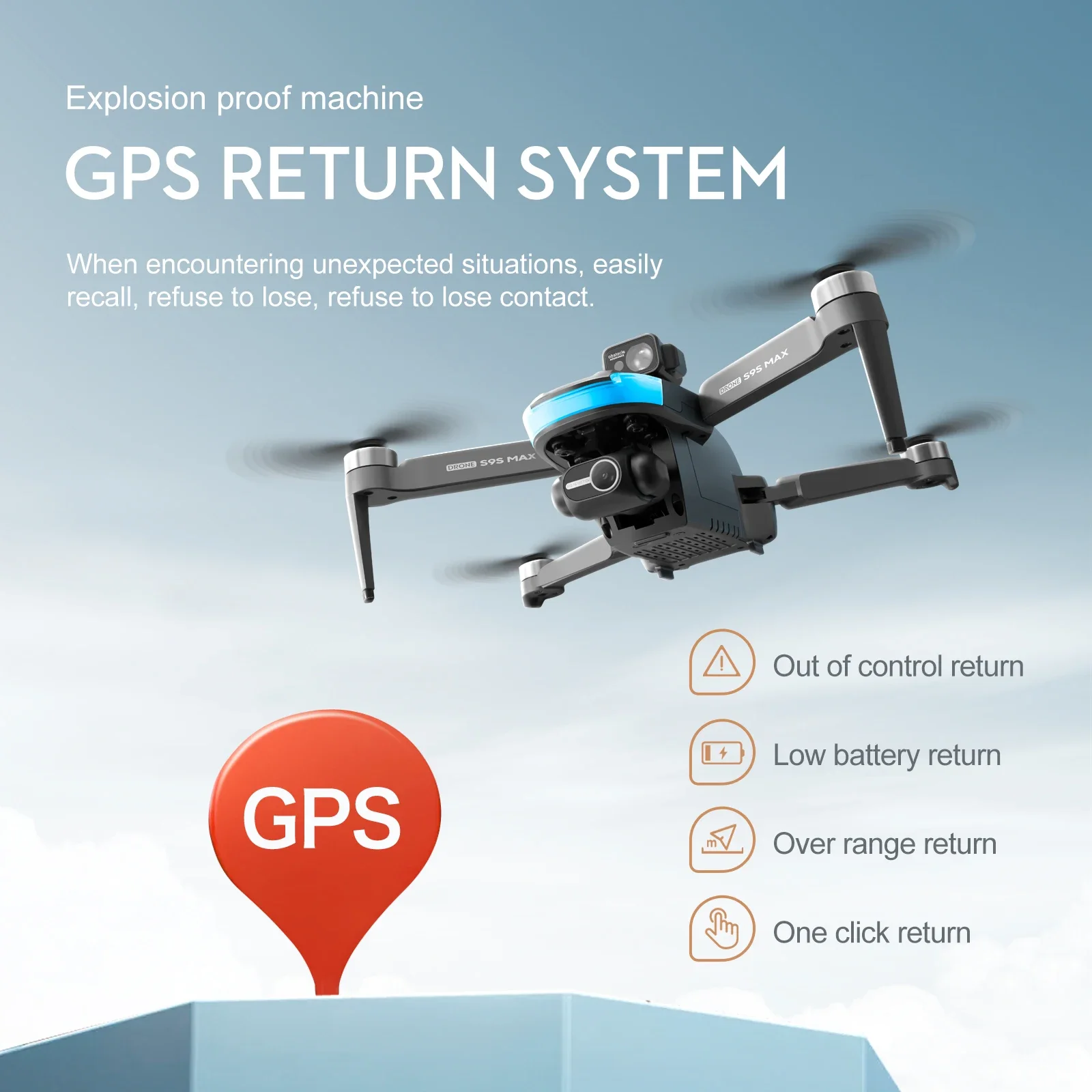 NEW S9S MAX MINI Drone 4K 2-Ax - Drone Camera Night Vision recension och pris