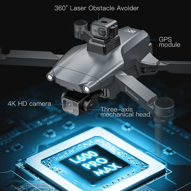 L600 PRO MAX GPS Drone Profess - Drone Camera Professional recension och pris