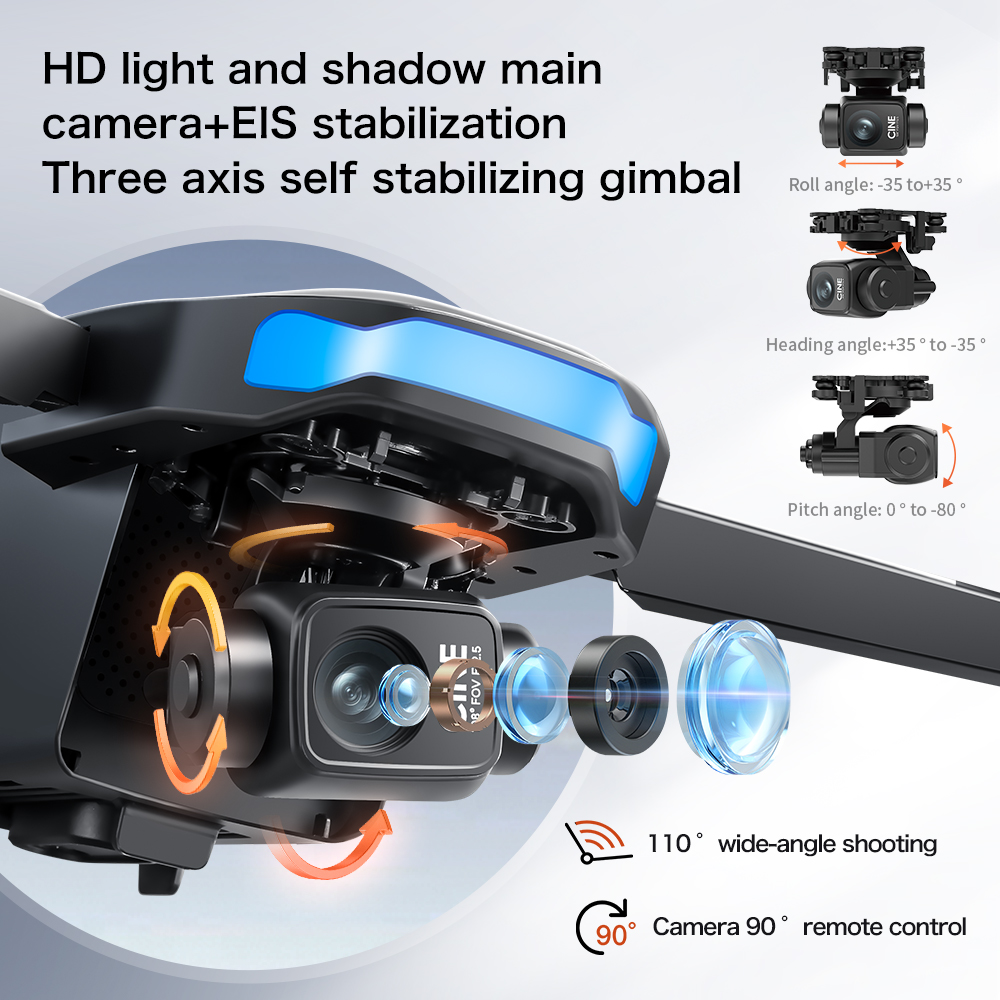 New S-X1 MAX Drone GPS 8K Prof - Drone Camera Professional recension och pris