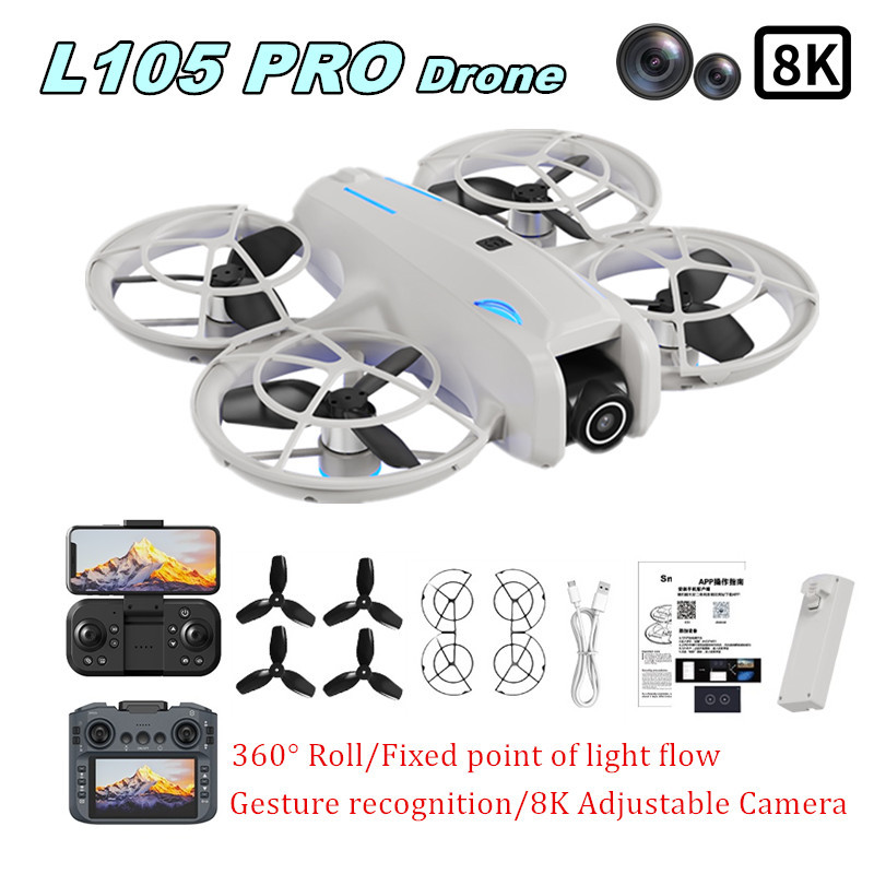 L105 PRO Drone Duel 8k Lens Fu - Drone Camera Professional recension och pris