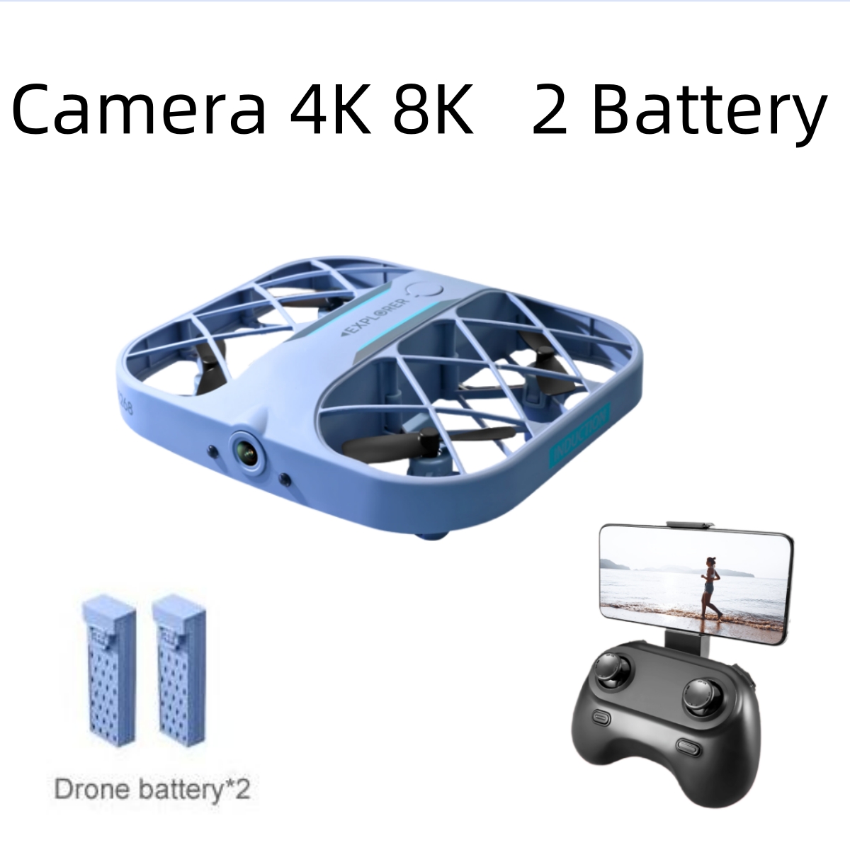 JJRC H107 FPV RC Drone with 2  - Drone Camera Night Vision recension och pris